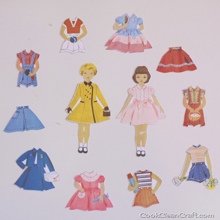Magnetic Paper Dolls Tutorial at Cook Clean Craft