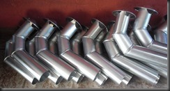 chapéu chines em aluminio natural