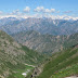 View back to Peak Samarqand and the Romit Mountains, Tajikistan
