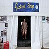 Ned at the Festival Shop