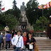 It was a very windy day, but nothing stopped us from conquering the steps to the Giant Buddha!