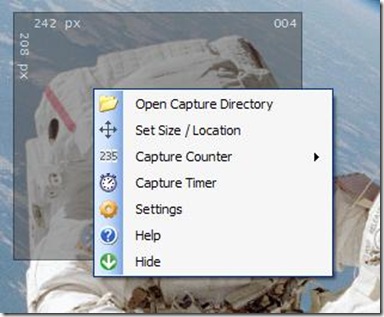 ScreenParts menu opzioni ScreenParts menu opzioni