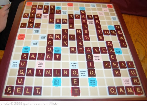 'New Game :) What does a Scrabble game you played in tell about yourself?' photo (c) 2009, garlandcannon - license: http://creativecommons.org/licenses/by-sa/2.0/