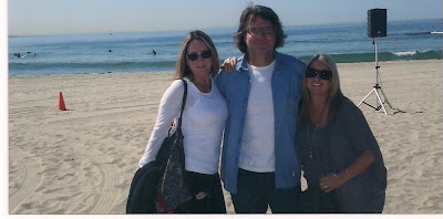 Laura Thornhill, Jim Gray & Cindy Whitehead in April 2012 at Larry Stevenson's funeral service...........