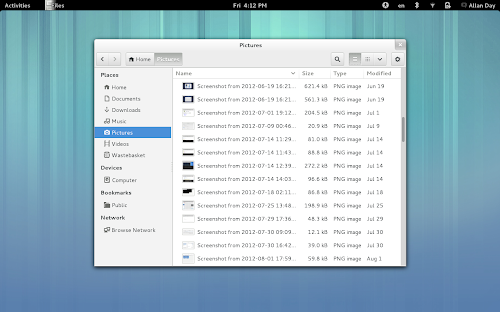 GNOME 3.6 - nuovo Nautilus 3.6