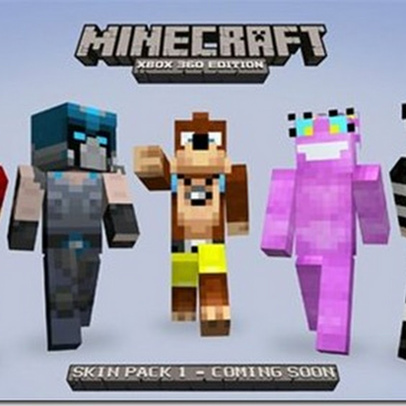 Weitere Minecraft 360 Character Skins enthüllt