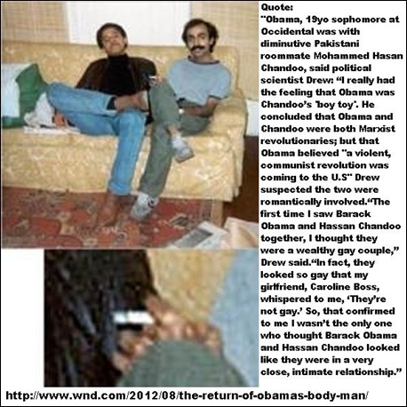 Obama with homosexual Pakistani man holding hands