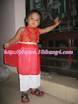 Áo dài cột dây cho bé gái