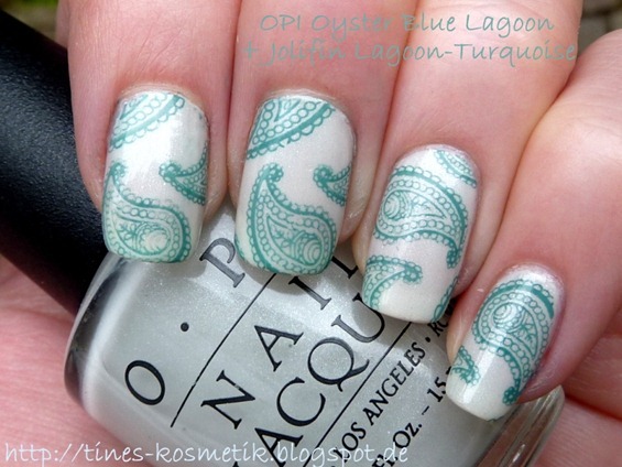 OPI Oyster Blue Lagoon Stamping 1 OPI Oyster Blue Lagoon Stamping 1