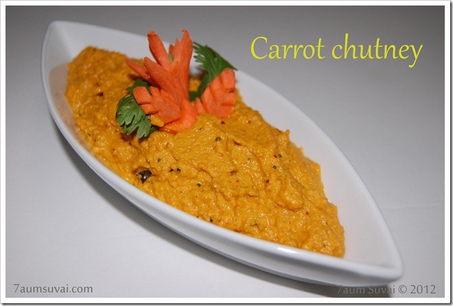 Carrot chutney
