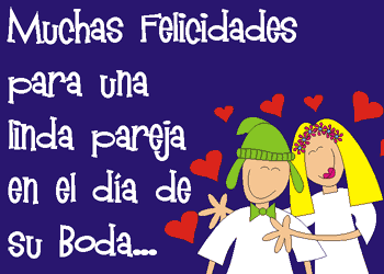 Imagenes D Matrimonio Para Felicitar A Una Pareja | feliz boda gifs y postales reci 233 n casados trato o truco Imagenes D Matrimonio Para Felicitar A Una Pareja | feliz boda gifs y postales reci 233 n casados trato o truco