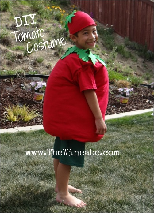 DIY tomato costume