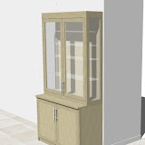 3d Design for Display Cabinet