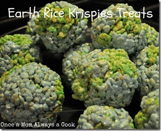Earth Day Rice Krispies Treats Earth Day Rice Krispies Treats