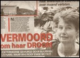 Vuyk Riet murder P1 TELEGRAAF Mar232012 by Joel Roerig critical of authorities