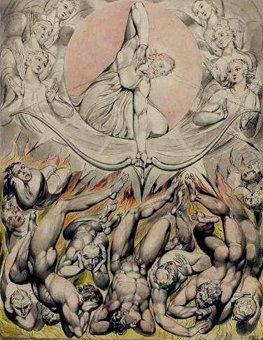 The Casting Of The Rebel Angels Into Hell By William Blake, William Blake