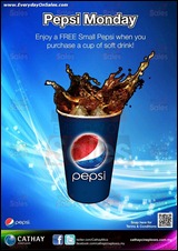 Cathay Cineplexes FREE Pepsi Promotion 2013 Branded Shopping Save Money EverydayOnSales