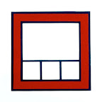 apartment, 1995, screenprint, 8 x 8 in.