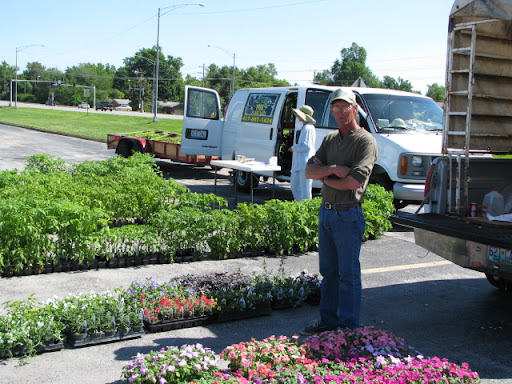 Donald Bauer is an avid KSMU listener and tunes in with his truck radio for market shoppers.