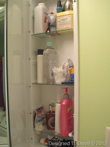 Messy Medicine Cabinet