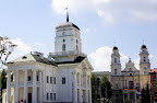 Gostiny Dvor, old Town Hall and Holy Virgin Mary catholic church (in background)