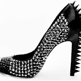 Spiky Studded Stilettos Staggeringly Sharp Shoes by Louise Goldin for Topshop