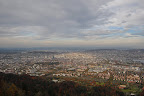 View from above Zurich