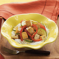 Sautéed Vegetables and Spicy Tofu