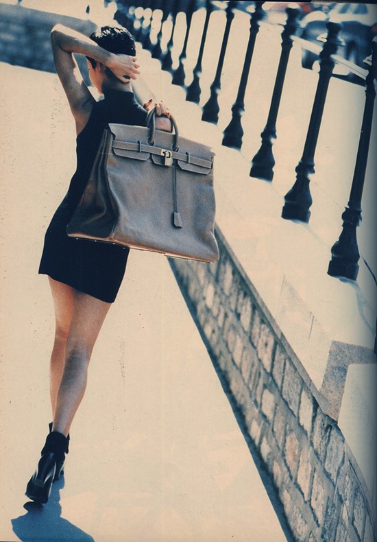 elle italia september 1994 nadege du bospertus editorial hermes