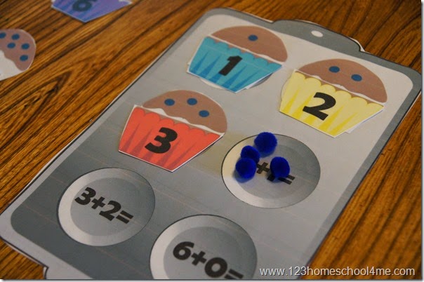 Addition Math Game for Preschool Kindergarten 1st grade Addition Math Game for Preschool Kindergarten 1st grade
