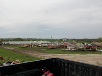 Flattened animal confinement at 330th and Red Oak in Washington County Flattened animal confinement at 330th and Red Oak in Washington County