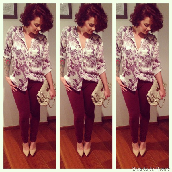 look calça burgundy e camisa floral (3) look calça burgundy e camisa floral (3)