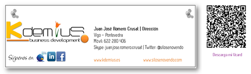 firma kdemius con QR