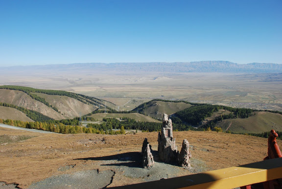 Tianshan - Point de vue du haut du temple