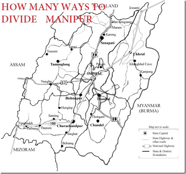 Manipur Map breakup district demand