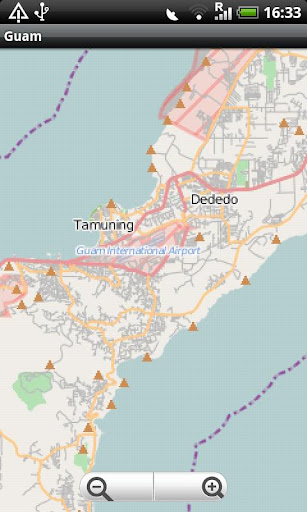 Guam Street Map