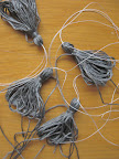 messy tassels