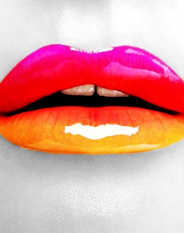 gradient lips