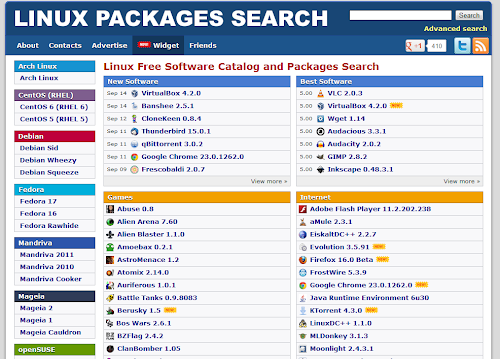 Linux Package Search (PKGS)