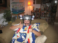 i'm ready for colts superbowl! - thats not a blanket, its a huge towel/bibb