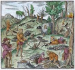 Woodcut From Agricola De Re Metallica Basle 1556