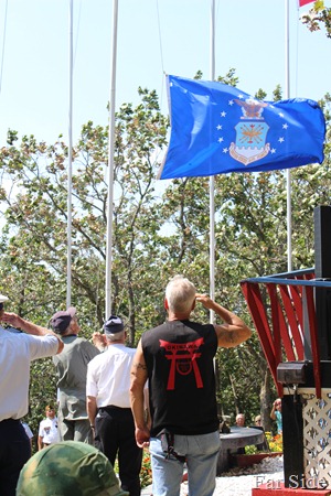 Archie and the Air Force Flag