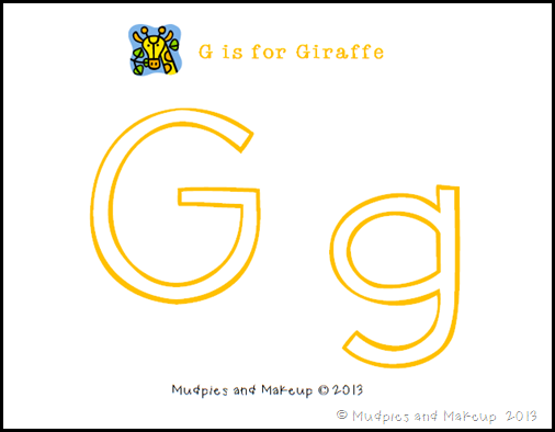 Giraffe Printables 1 Giraffe Printables 1