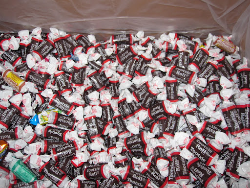 Of course I bought several bags of Tootsie Rolls.