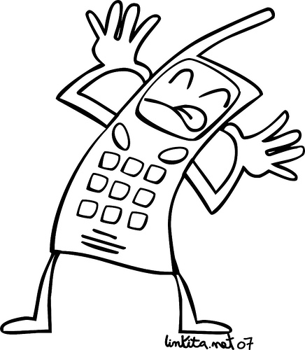 Dibujo telefono infantil - Imagui