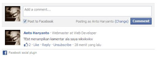 Cara Mudah Membuat Comment Facebook Di Blog