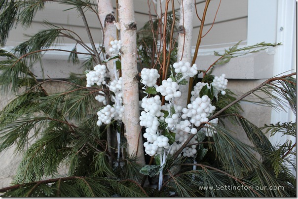 Winter white urn from Setting for Four #decor #urn