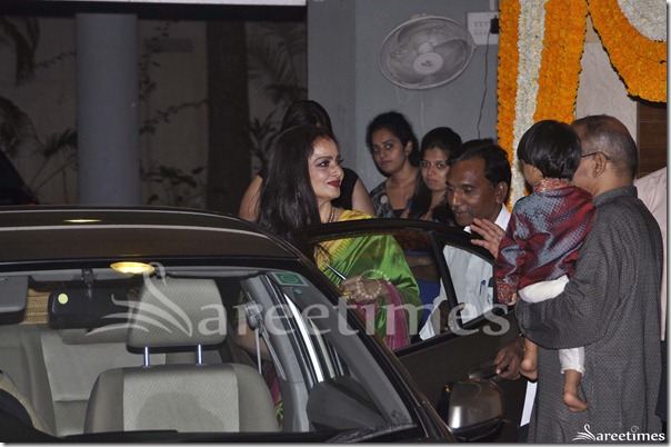 Rekha_Green_Silk_Saree