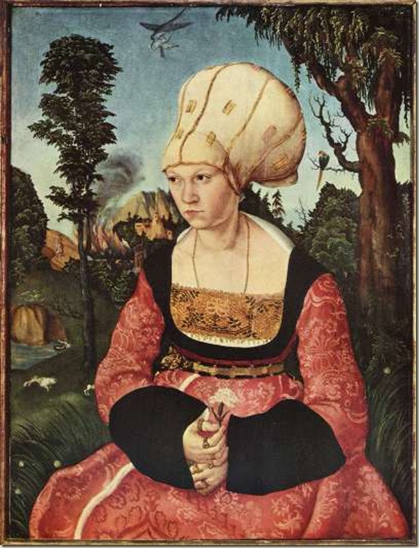 Lucas Cranach, Portrait d’Anna Cuspinian Lucas Cranach, Portrait d’Anna Cuspinian