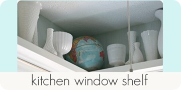 kitchen window shelf